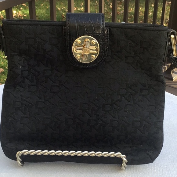 DKNY JACQUARD LOGO PRINT CROSSBODY BAG - Picture 1 of 9